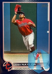 2022 Topps Series 1 Blue Boarder Parallel #77 Josh Naylor Guardians